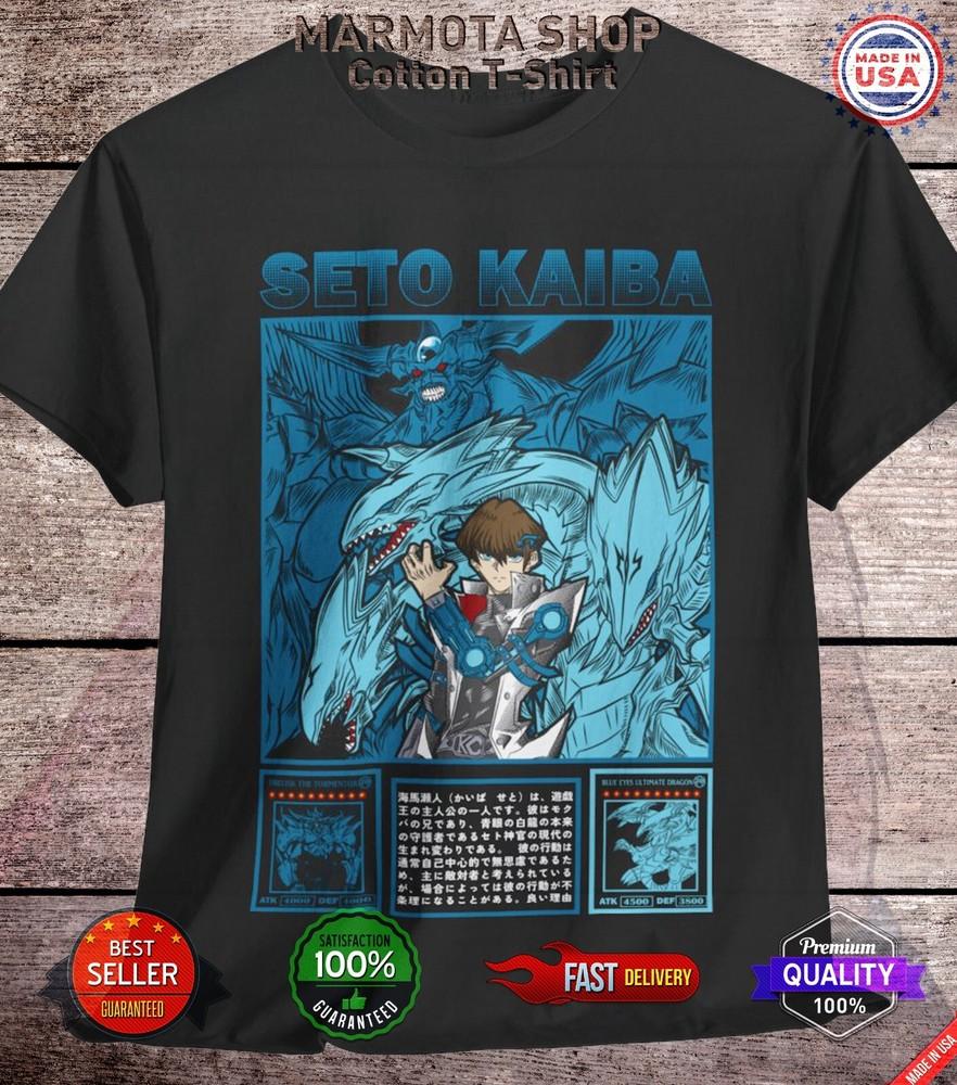 

Obelisk T-Shirt Blue Eyes Anime White Dragon Soft Tee Shirt 90s All Size 2XL