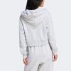 adidas Originals Women's Light Grey Heather VRCT Graphic Hoodie IT9846