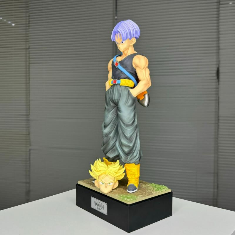 30CM  Figurine Model with Platform Infinite Z Warrior Trunks Anime Character GK Super Saiyan Toy Gift Ornament