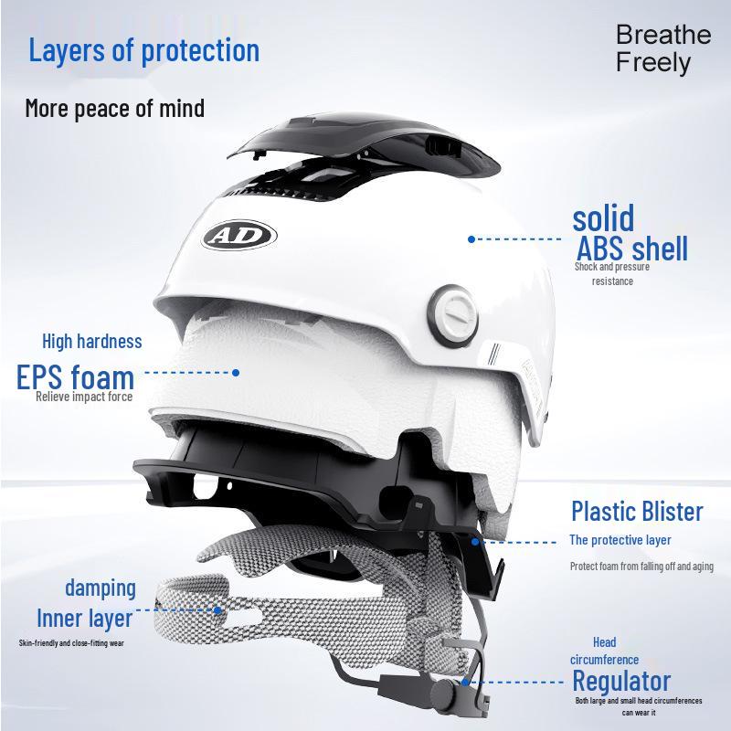 National Standard Class A 3C Certified All-Season Electric Bicycle Helmet with Sunroof and Summer Sun Protection