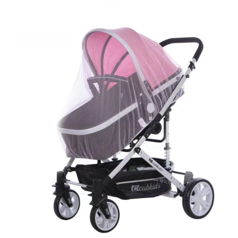 Stroller Mosquito Net Full Cover Folding Baby Stroller Mesh Net Breathable Summer Mosquito Net Cover