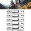 15PCS Durable Stainless Steel Fishing Swivels Heavy Duty Column Bearing Swivels 360° Swivel Connectors Saltwater Fishing