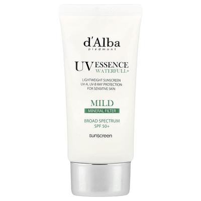 Acqua Essenza UV Waterfull+ Crema Solare, Filtro Minerale Delicato, Spf 50, 50Ml(1,69 fl oz)