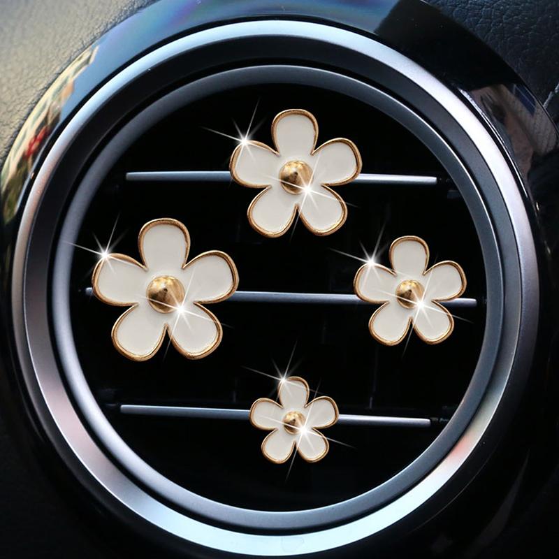 Cute Flower Car Air Vent Clip For Air Conditioning Vents And Interior Decoration