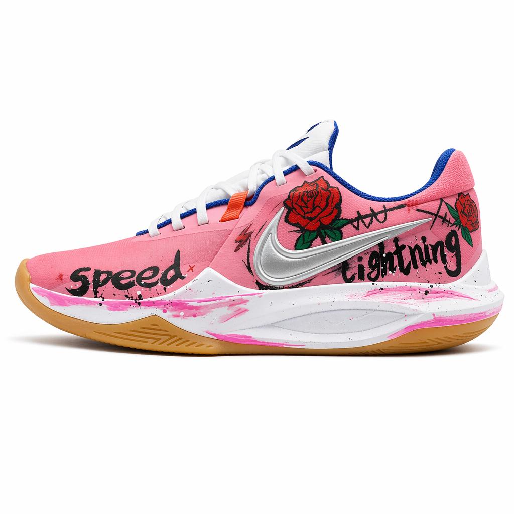 

Nike Precision 6 Freedom Lightning Cushioning Abrasion Resistant Coverage Low top Basketball Shoes Men s Peach Pink HV1796-141(Team942-) 45