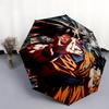 Goku Dragon Power Legacy Folding Umbrella Umbrella Suitable For All Seasons Three Folds Light Umbrella