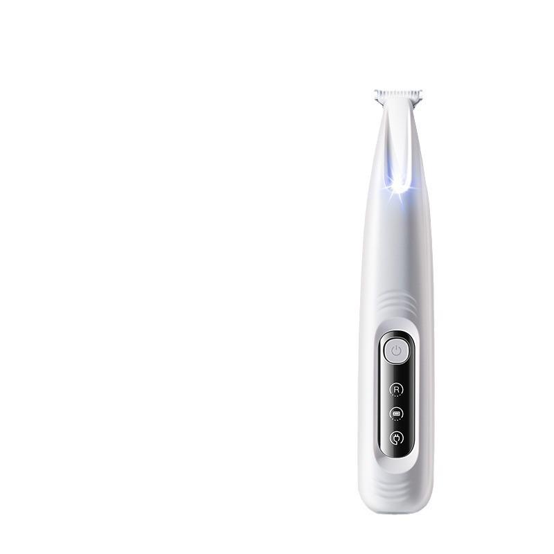 Electric Pet Paw Trimmer with Light: Cat & Dog Hair Clipper