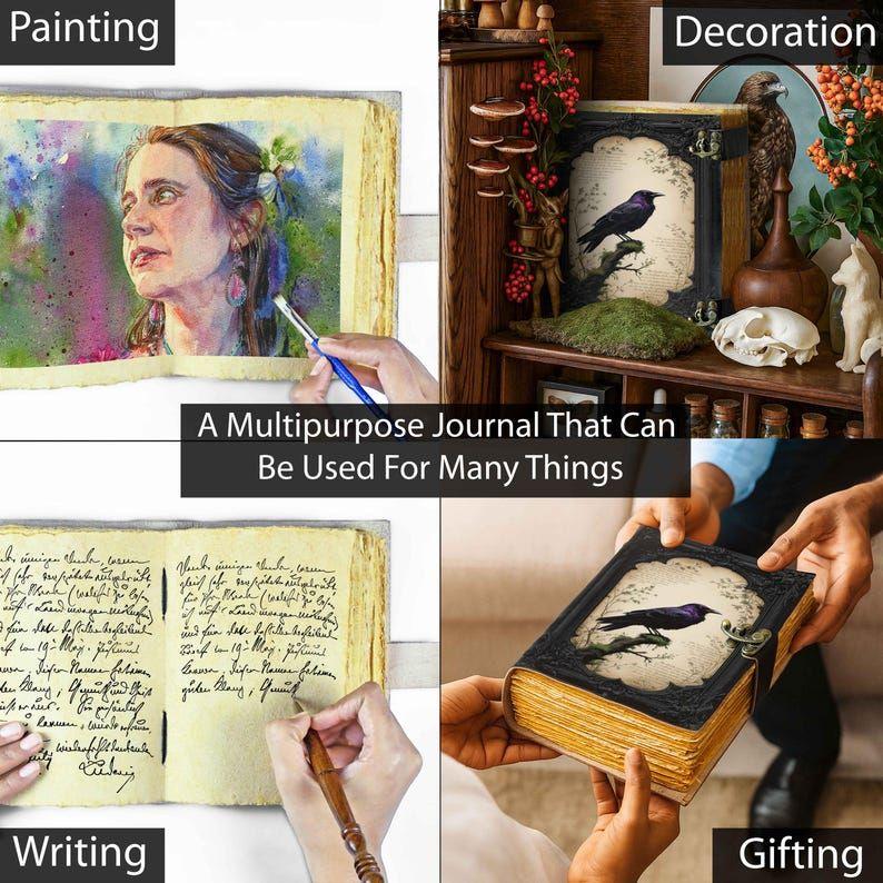 Leather Journal: Gothic Grimoire Book of Shadows