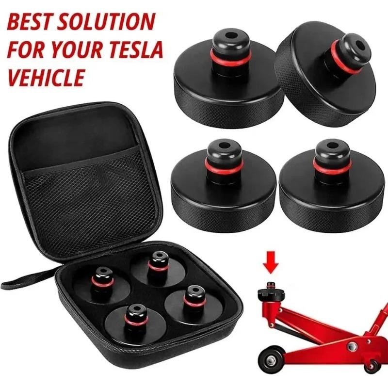 Schützt Batterie und Lack. Jack Pad Adapter mit Aufbewahrungstasche. Hebeersatz für Tesla Model 3 YSX Lift Point Adapter.