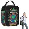 Bolsa de almuerzo aislante Killer Klowns From Outer Space para mujeres y niños, fiambreras a prueba de fugas, fiambrera térmica, bolsa de mano