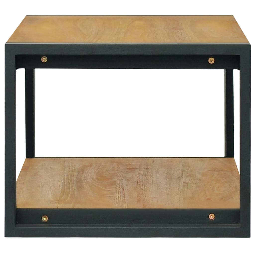 Wall Mounted Bathroom Cabinet 90 x 45 x 35 cm Solid Teak Wood