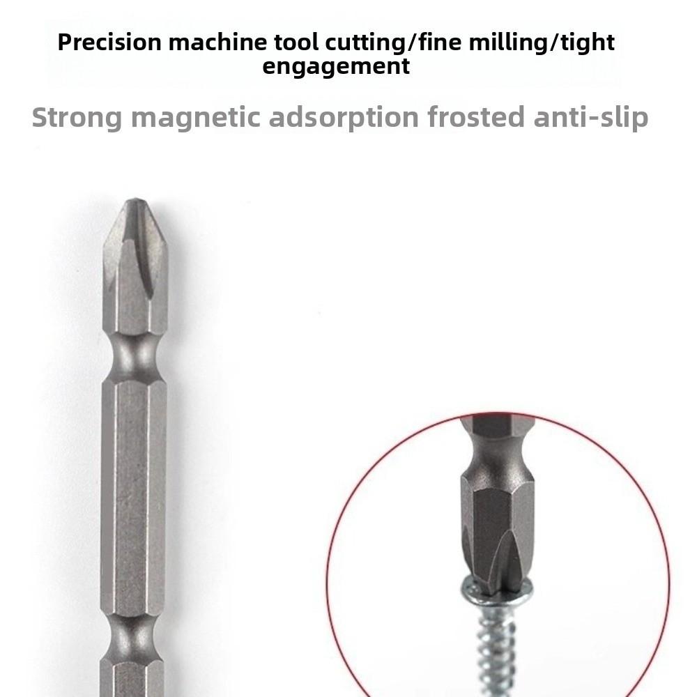 10pcs Ultra-hard Magnetic Phillips Head Screwdriver Electric Drill Tungsten Carbide Bit Set