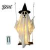 Halloween Ghost Outdoor Decoration Hanging for Decoration Cute Flying Satin White Reusable Party