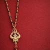 Om Trishul Rudraksha Karungali Mala Necklace for Men & Women