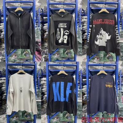 Unisex Oversized Hooded Sweatshirt Streetwear Vintage Washed Cotton Long Sleeve Pullover Men Women