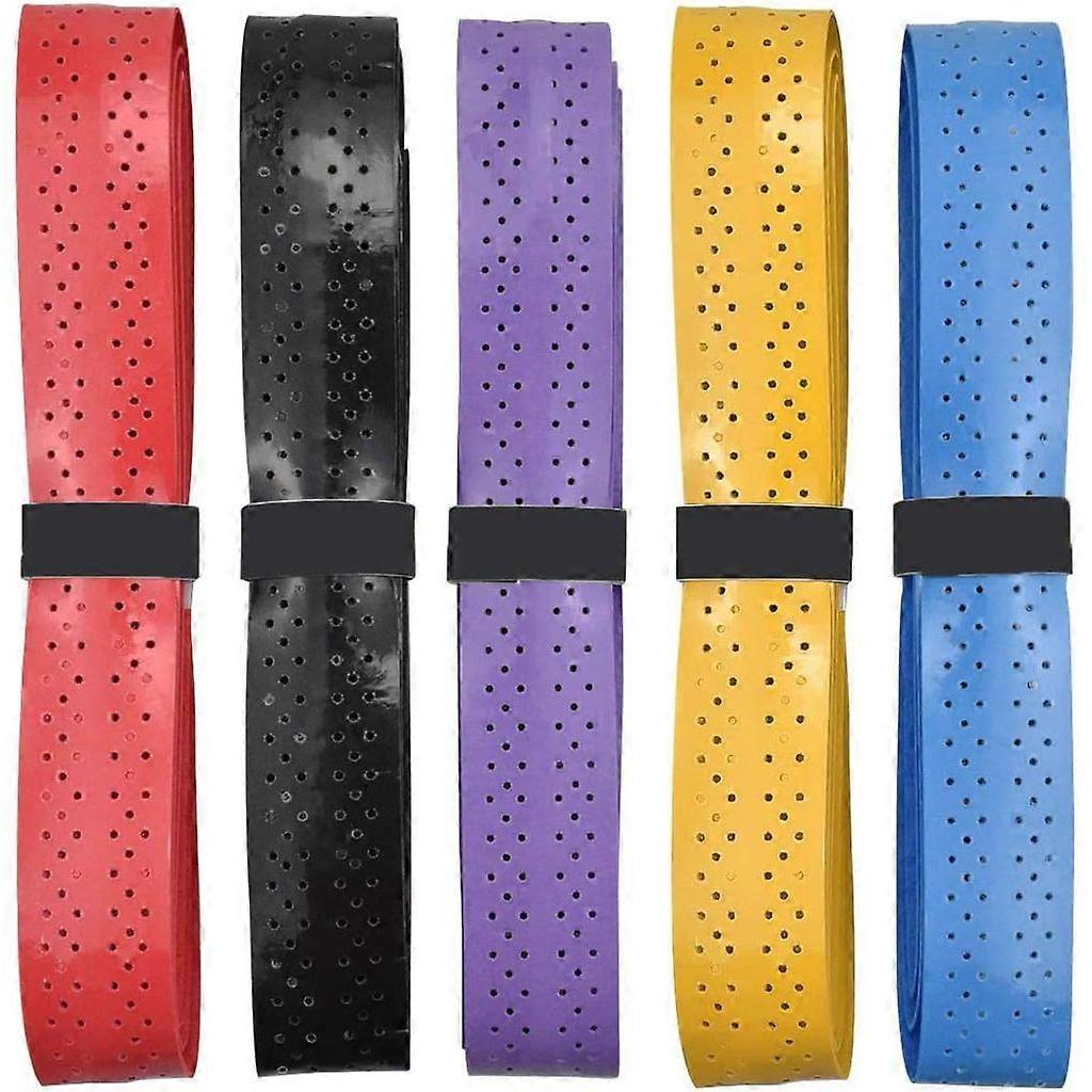 5 Stück Griffband Anti-Rutsch Overgrip Badminton Griff Für Tennis Griffband Squash Schläger