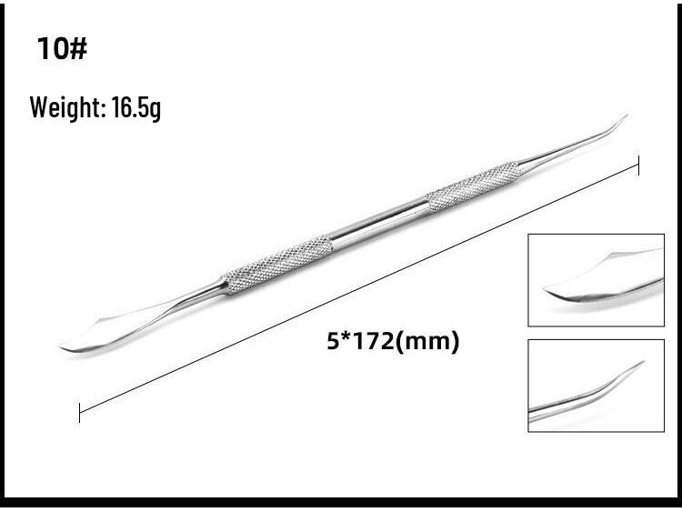 Set de Îngrijire Dentară din Oțel Inoxidabil: Instrumente de sculptat și umplere cu cuțit și lingură de ceară