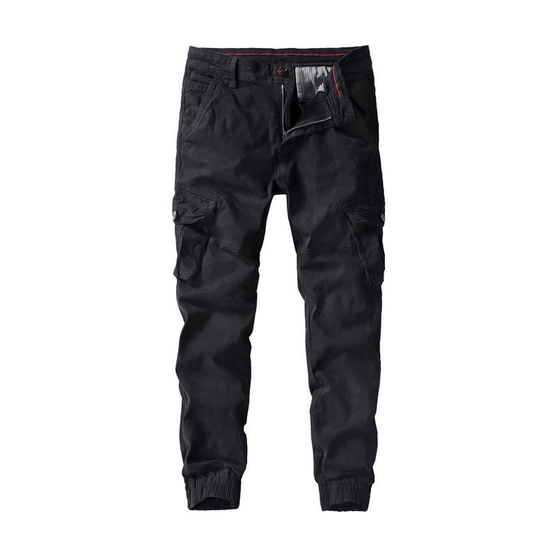 Overalls Men 'S Casual Pants Winter Cotton Trousers Multi -Pocket Men 'S Pants 
