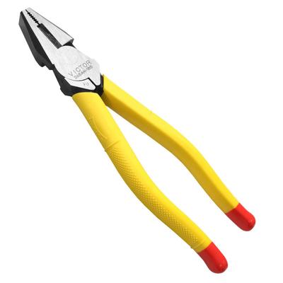 Victor Strong Pliers Molded for Easy Cutting with Eccentric Levers 185mm (with Cover) 265AK-185