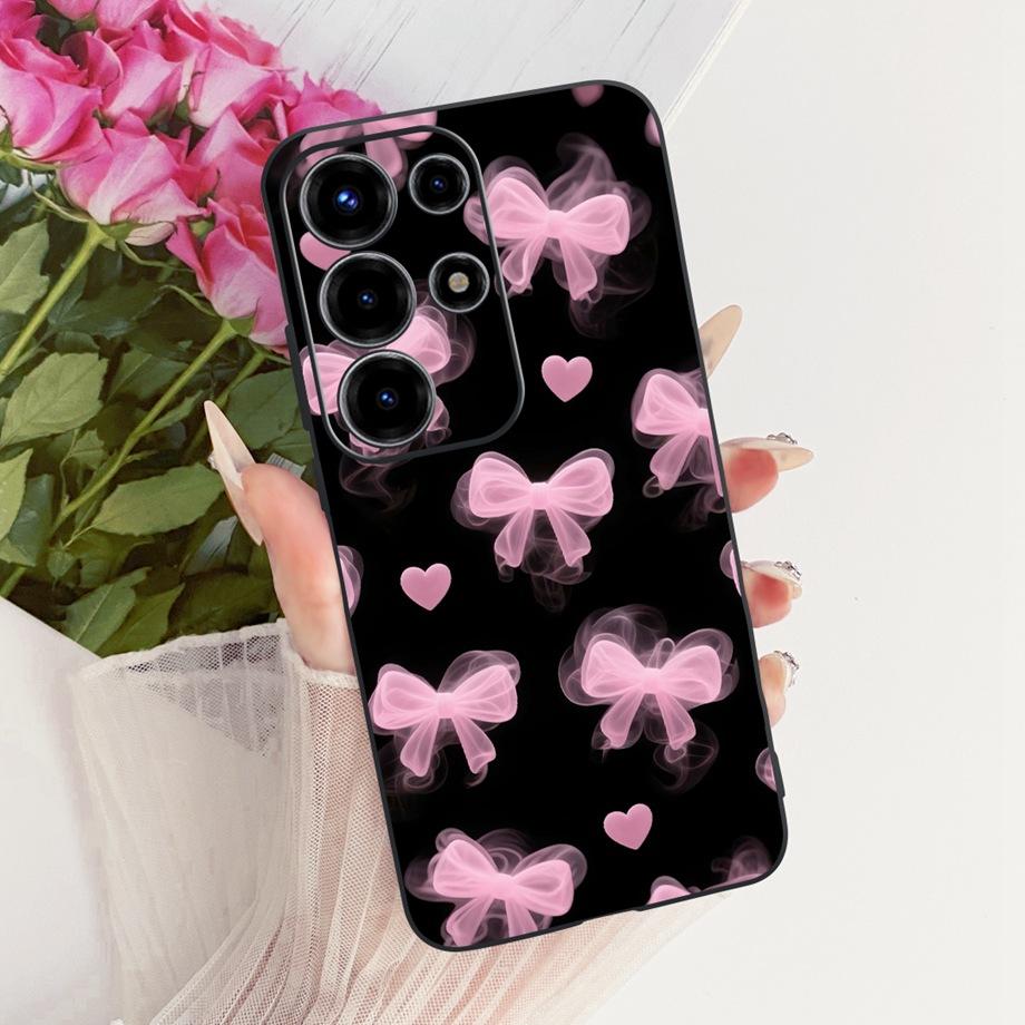 For Itel S26 Ultra Super 26 Ultra 26Ultra Phone Case Soft Black Silicone Cover Butterfly Dragon Cat Floral Painting Bumper Funda