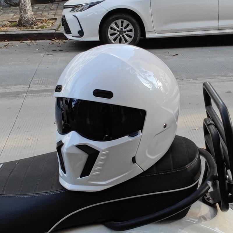 

Новий Scorpion Retro Motorcycle Cascos Moto Locomotive Personality Багатоцільовий комбінований шолом Half ML XL XXL XXXL XXXL