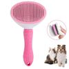 Cepillo para perros y gatos, cepillo autolimpiante para quitar el pelo de mascotas, herramientas de aseo para perros y gatos, peine desmatador para mascotas, accesorios para perros