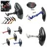 Motorcycle Adjustable Imitation Carbon Fiber Aluminum Alloy Rear Wheel Fender Mudguard Universal Extender Accessories