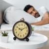 Hangable Battery Alarm Clock Retro Mechanical Clock Desk Quartz Clock  Housewarming Gift
