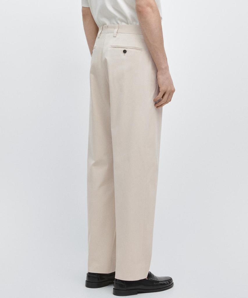 Masimodutti Barrel Fit Tailored Pants