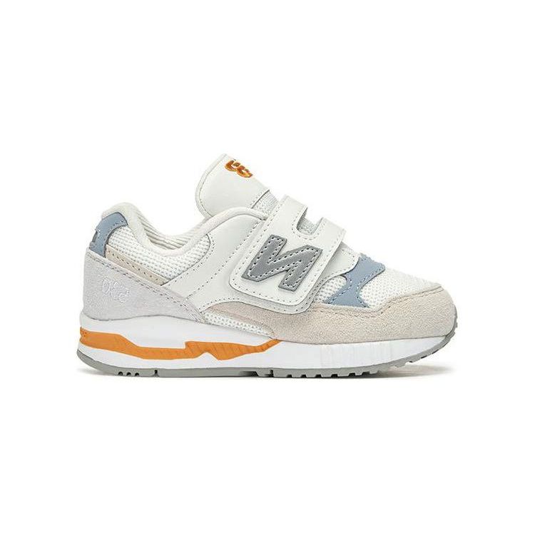 New Balance 530 Toddlers White Grey Mid Top Walking Shoes Sporty Toe Guard Wear Resistant IV530GC