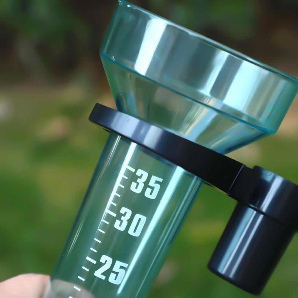 Transparent Rain Gauge Cup Plastic Lawn Rainfall Gauge Rain Measurement Tool  Collect Rainwater