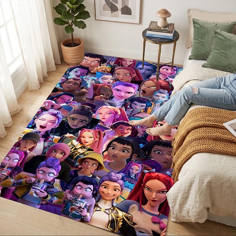 Fantasy Characters Living Room Non-Slip Area Rug Soft Carpet for Bedroom Game Playroom Sofa Office Home Decor Doormat Christmas Gift C9211304