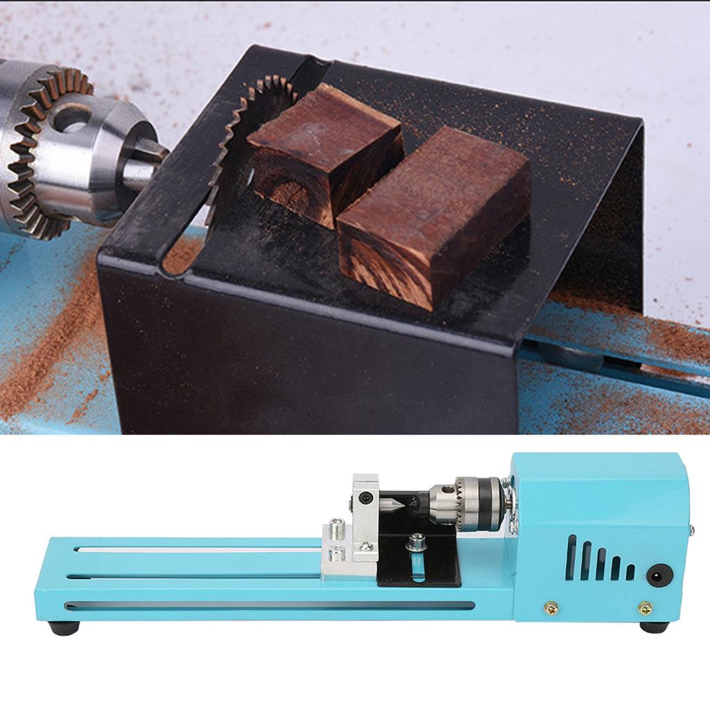 Miniature Electric Punching Grinding Machine DIY Wood Lathe Machine