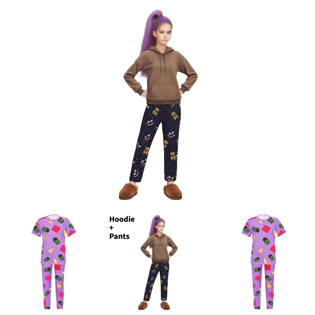 Kpop Demon Hunters Rumi Mira Zoey Sleep Suit With Polyester For Costume Events And Cosplay