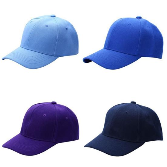Unisex Baseball Cap Snapback Hat Hip-Hop Adjustable Bboy Fashion Pure Color Hat
