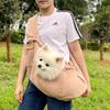 Cotton Pet Sling Bag Crossbody Carrier for Dogs Cats Breathable Hands Travel Pouch Outdoor Cat Bags