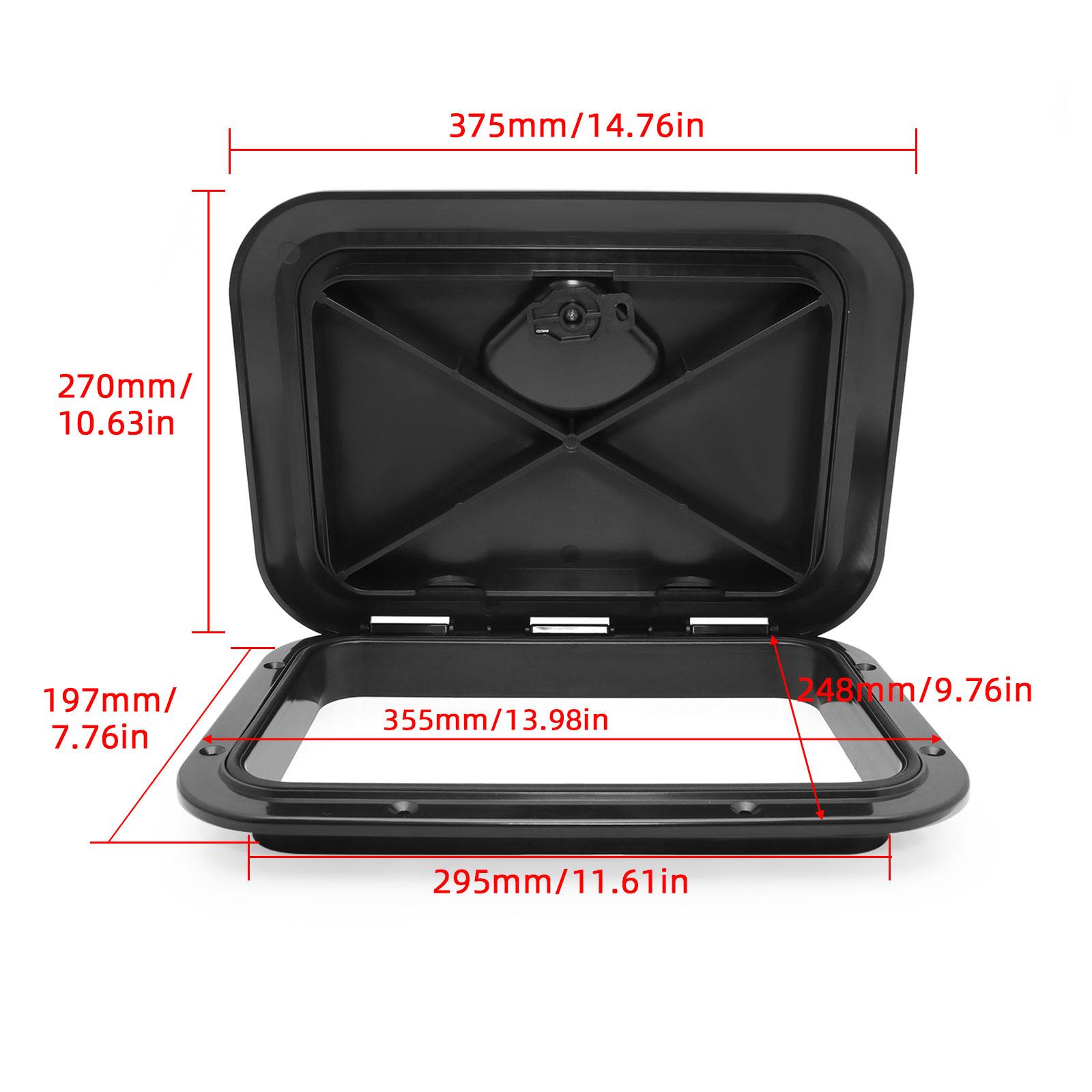 

Waterproof Ship Deck Hatch Cover Accessories Boat ABS Deck Access Hatch Cover For Marine Yacht RV Watertight Anti-UV Non-Skid