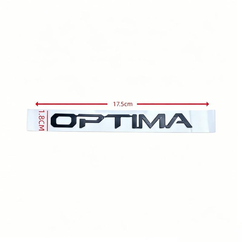 Suitable for Yuanhang OPTIMA car stickers, lettered body stickers, trunk tailgate, thick aluminum badge, decorative car logo