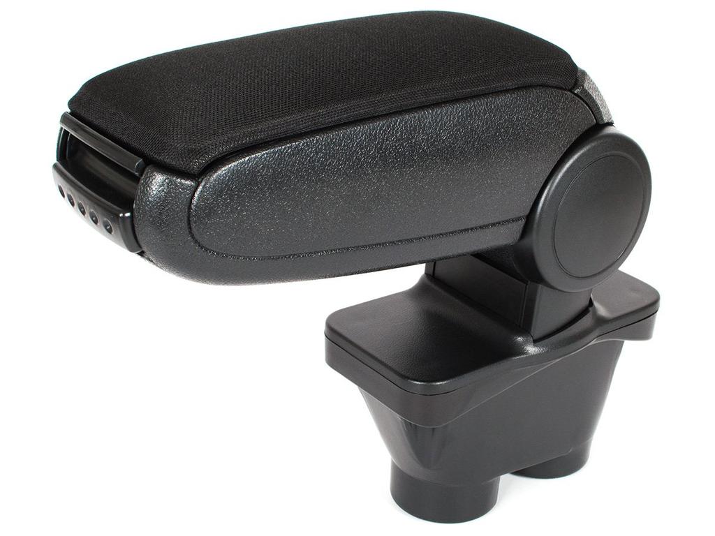 Peugeot 208 2012- Armrest, Black Fabric, with Mounting Kit