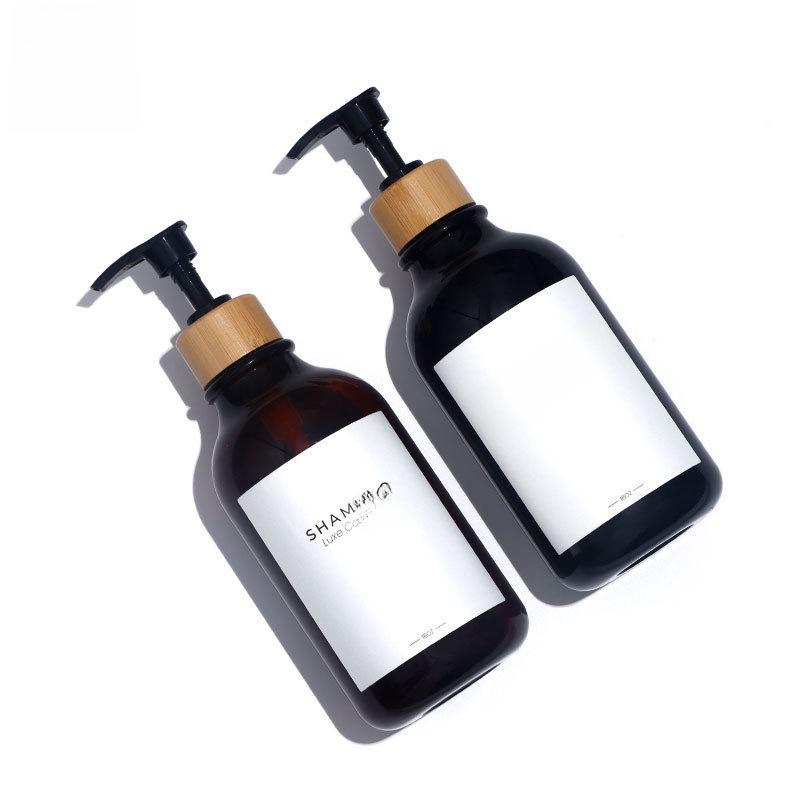 500ml PET Plastic Shampoo Bottle & 300ml Push-Type Sanitizer Bottle