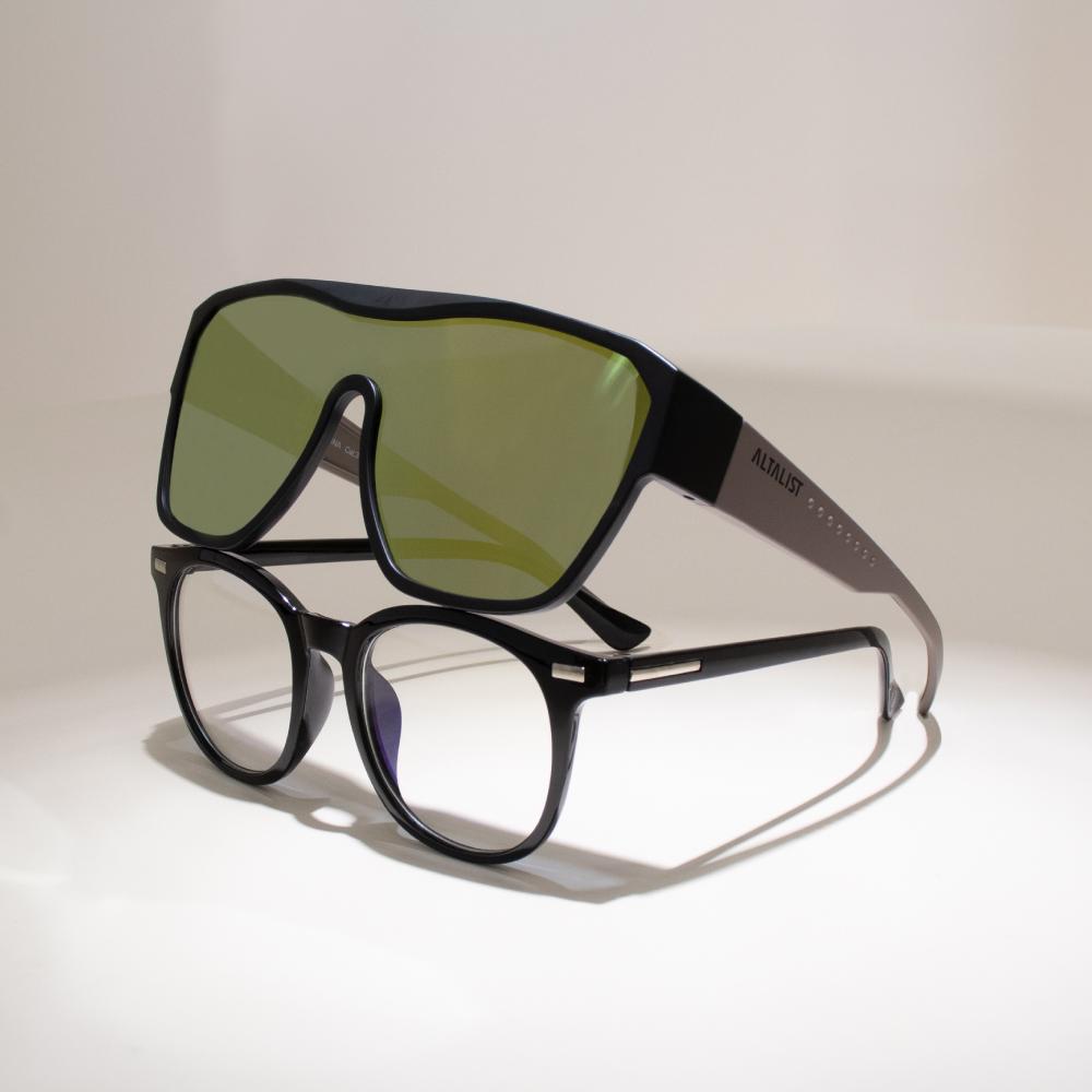 Altaliseuteu Overglass Polarized Goggles Worn Over Glasses