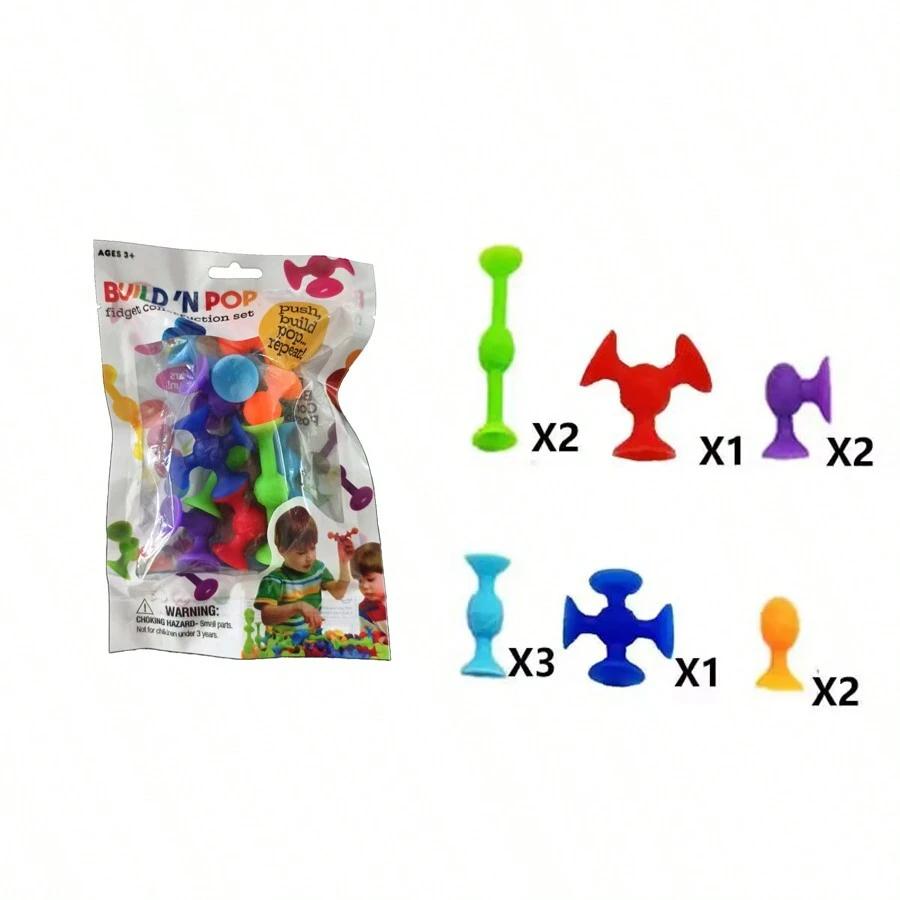 

11 шт./упак. игрушки на присосках, строительные блоки, мягкие игрушки-дротики, набор для метания дротиков для детей, подарки, интерактивная игра для родителей и детей 2 pack