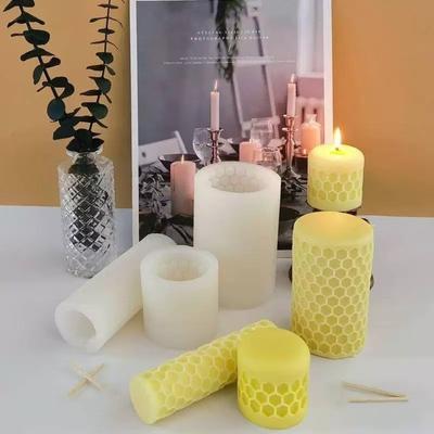 DIY Honeycomb Candle Mold Silicone Beehive Candle Mold Pillar Candle Mold  Scented Candle Making