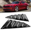 Glossy Black Car Window Louvers Side Air Vent Cover Fit for Chevy Camaro 2016‑2020