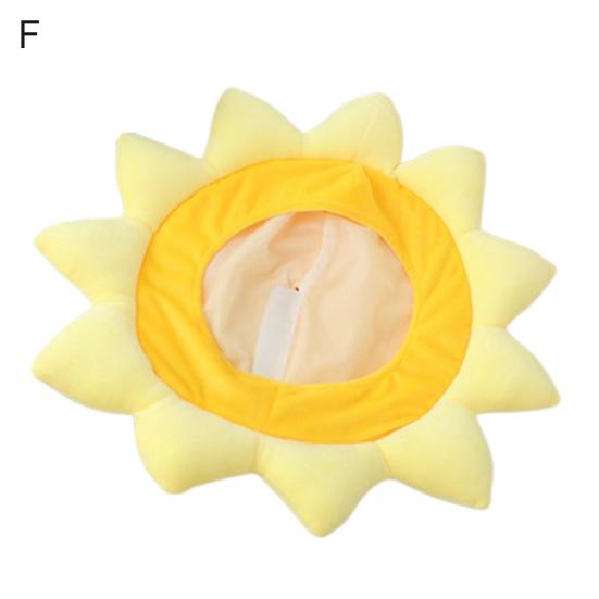 Cactus Eggplant Watermelon Sunflower Soft Plush Doll Headgear Hat Sleeping Toy