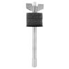 JOINPAYA Cymbal Stacker Long Attachment for Drum Set Percussion, Alloy, Expansion/Additional Stand, Felt, Gray, 14cm, 1pc