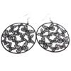 Les Trésors De Lily [J8171] - Black 'Butterflies' Designer Earrings