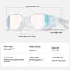 Adult Swimming Goggles Anti Fog HD Waterproof Oversized Frame Adjustable Strap for Men Women Beach Swim
