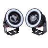 2pcs COB Xenon White LED Angel Eye Fog Lights 30W Truck Lamp