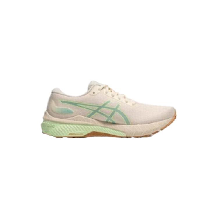 Asics GEL CABLE Cushioning Abrasion Resistant Breathable Low Top Running Shoes Women's Beige Green Sneakers 1012B805-750